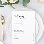 Carte de menu du Mariage classique de 5x7" Menu pl<br><div class="desc">Élégant menu de table de 5x7" Mariage Cartes Menu plat Élégante calligraphie Manger et boire Menus Mariage | Calligraphie simple Menus Mariage rustique Menus Mariage,  Menu Mariage rustique,  Menu Floral Wedidting,  Menu Table Mariage</div>