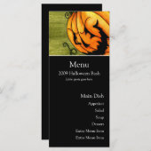 Carte de menu Etapes vers le bas (Devant / Derrière)