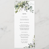 Carte de menu Eucalyptus Botanical Herbal (Devant)