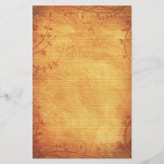 Carte de menu Feuille de l'érable d'automne (Dos)