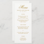 Carte de menu Flourdissant de couleurs ÉDITABLES (Devant / Derrière)