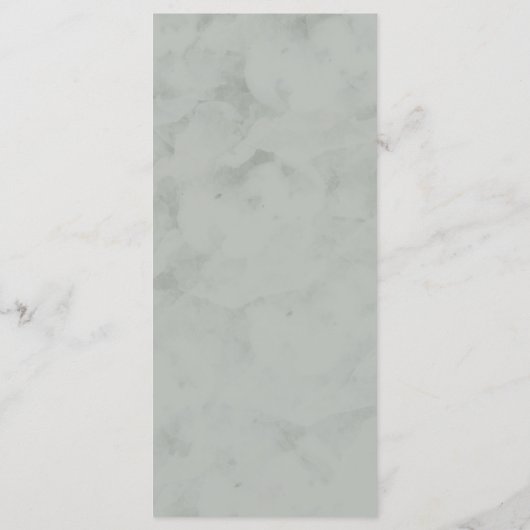 Carte de menu Foliage Dreamy (Dos)