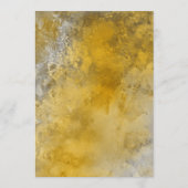 Carte de menu Gold Frame (Dos)