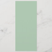 Carte de menu Luxe Floral Mariage (Dos)