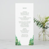 CARTE DE MENU MARIAGE (Debout devant)