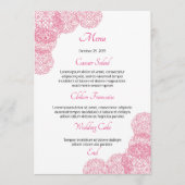 Carte de menu Mariage (Devant)