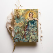 Carte de menu Mariage Art nouveau Sunlit