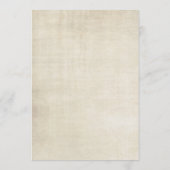 CARTE DE MENU MARIAGE CINDERELLA (Dos)