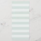 Carte de menu Mariage de fleurs peintes (Dos)