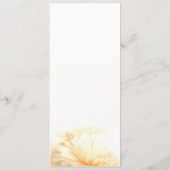 Carte de menu Mariage d'or (Dos)