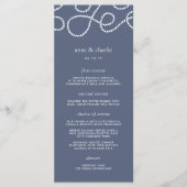 Carte de menu Mariage en état de marche | Ardoise (Devant)