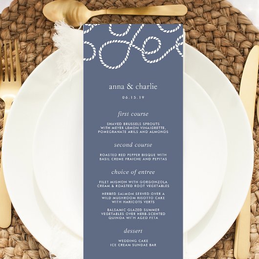 Carte de menu Mariage en état de marche | Ardoise
