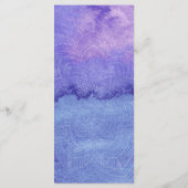 Carte de menu Mariage Mandala (Dos)