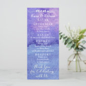 Carte de menu Mariage Mandala (Debout devant)