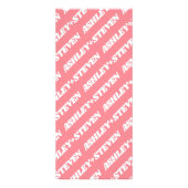 Carte de menu mariage super rose Arche et soleil (Dos)