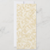 Carte de menu Mariage Tan Parchment Paper Style (Dos)