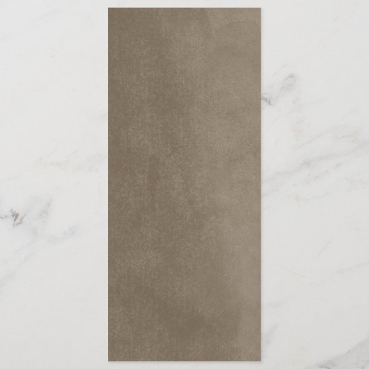 Carte de menu Mariage Taupe String Lights (Dos)