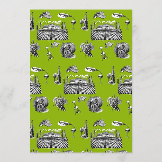 Carte de menu Mariage Toile & Calligraphie (Dos)