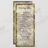Carte de menu Mariage Vineyard Winery (Devant / Derrière)