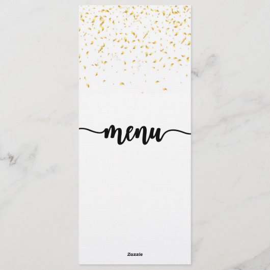 Carte de menu, Menu de Noël, Dîner, Déjeuner (Dos)