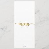 Carte de menu, Menu de Thanksgiving, Dîner, Déjeun (Dos)