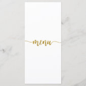 Carte de menu, Menu de Thanksgiving, Dîner, Déjeun (Dos)