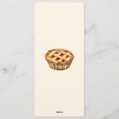 Carte de menu, Menu de Thanksgiving, Dîner, Déjeun (Dos)