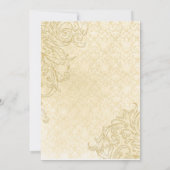 Carte de menu ou encart vintage (Dos)