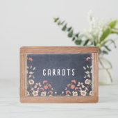 Carte de menu/place Anne of Green Gables (Debout devant)