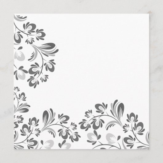 Carte de menu plat (Dos)