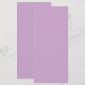 Carte de menu plat Lilac (Devant / Derrière)