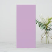 Carte de menu plat Lilac (Debout devant)
