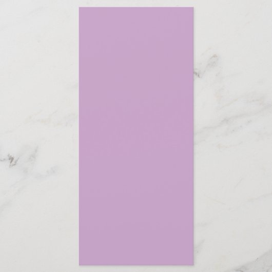 Carte de menu plat Lilac (Devant)