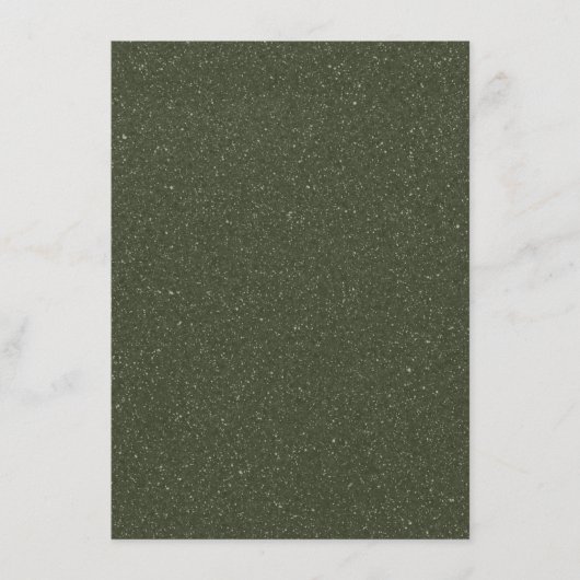 Carte de menu plat texturé bruit de vert mousse (s (Devant)
