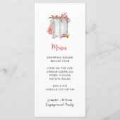 Carte de menu pour une fête d'ébullition d'écrevis (Devant)