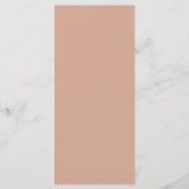Carte de menu REGINA Rose Gold Sequins Disco Let's (Dos)