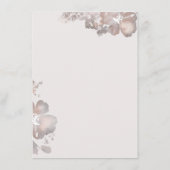 Carte de menu Romance Aquarelle (Dos)