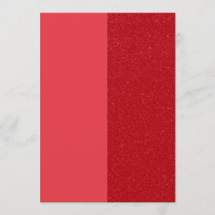 Carte de menu rouge tomate bicolore – Personnalisa