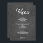 Carte de menu Rustique Black Chalkboard<br><div class="desc">Carte de menu Rustic Black Chalkboard Pour les articles correspondants veuillez écrire CB15 dans la boîte de recherche de ce magasin. En coque vous avez besoin de personnalisation,  soyez libre de me contacter szdesigns2021@gmail.com</div>