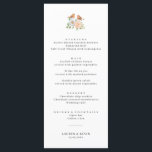 Carte de menu simple inséparable Mariage<br><div class="desc">Conçue pour coordonner avec notre collection d'Inséparables, cette carte de menu dainty dispose d'une arche double avec inséparables aquarelle sur les fleurs, et une police simple et classique. Pour une personnalisation plus avancée de cette conception, par exemple la modification de la disposition, de la police ou de la taille du...</div>