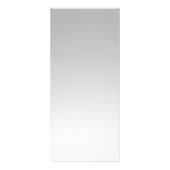 Carte de menu Tall Parties scintillant Argent (Dos)