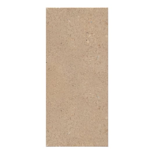 Carte de menu Tall Script Rustique Kraft (Dos)