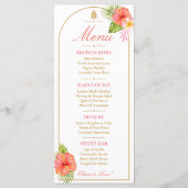 Carte de menu tropical Love at First Spritz (Devant)