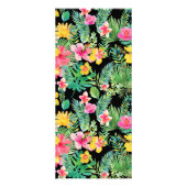 Carte de menu Tropical Luau, BOHO (Dos)