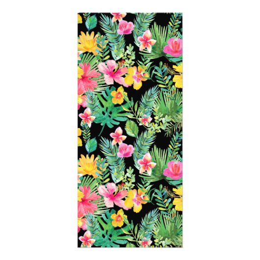 Carte de menu Tropical Luau, BOHO (Dos)