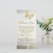 Carte de Merci aux papillons d'or (Debout devant)