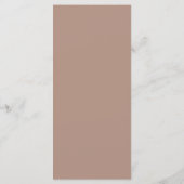 Carte de Merci Boho Chic Neutral Taupe (Dos)