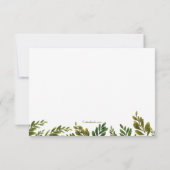 Carte de Merci botanique (Dos)