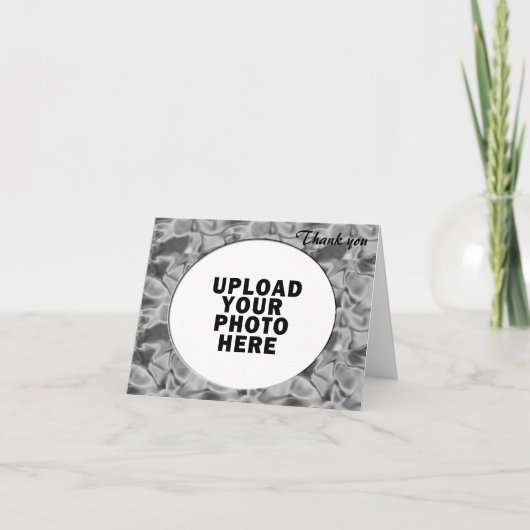 Carte de "Merci" de cadeau de mariage (Devant)