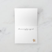 Carte de Merci de vacances personnalisable (Intérieur)